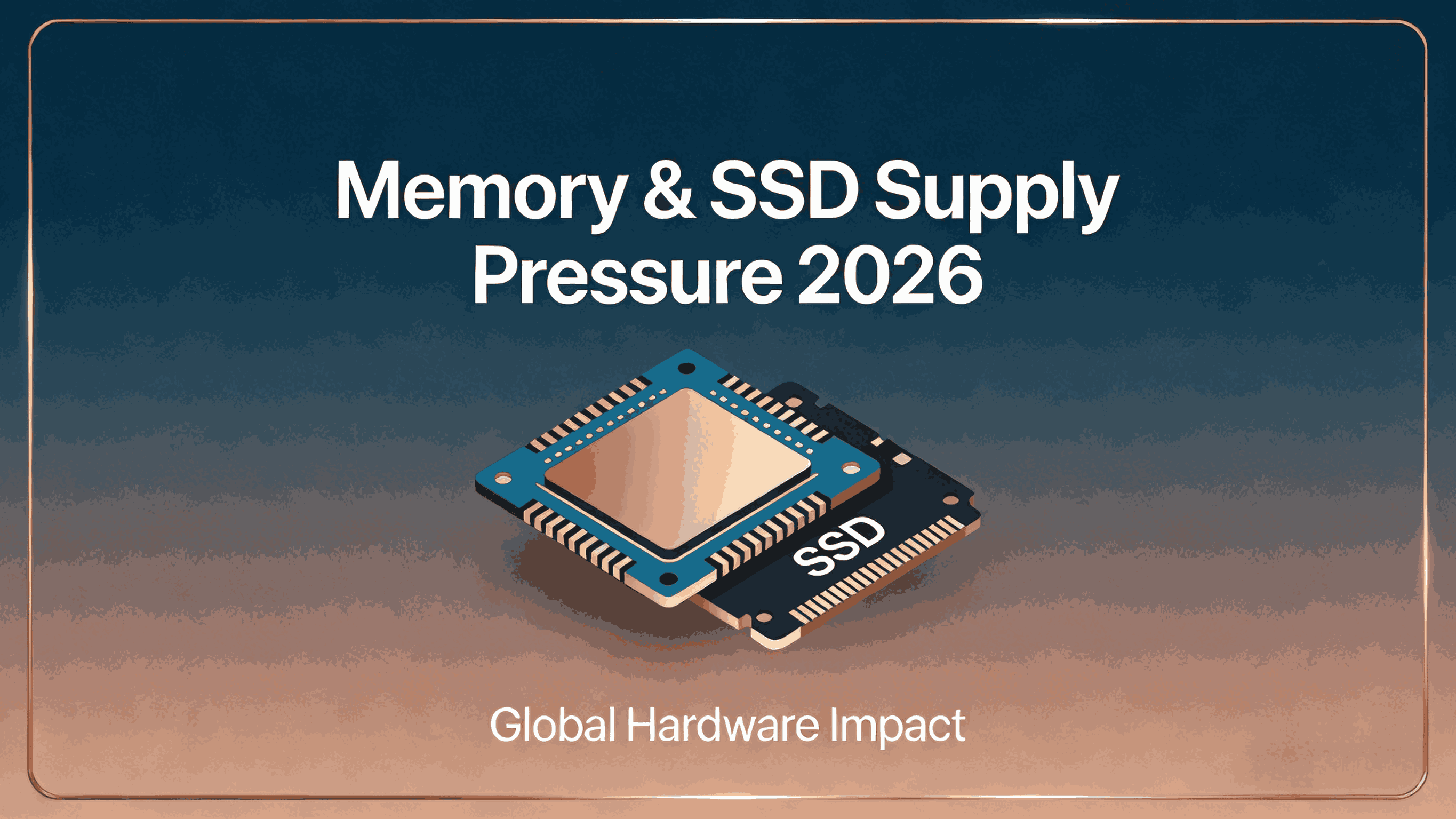 Memory & SSD Supply Pressure Continues in 2026